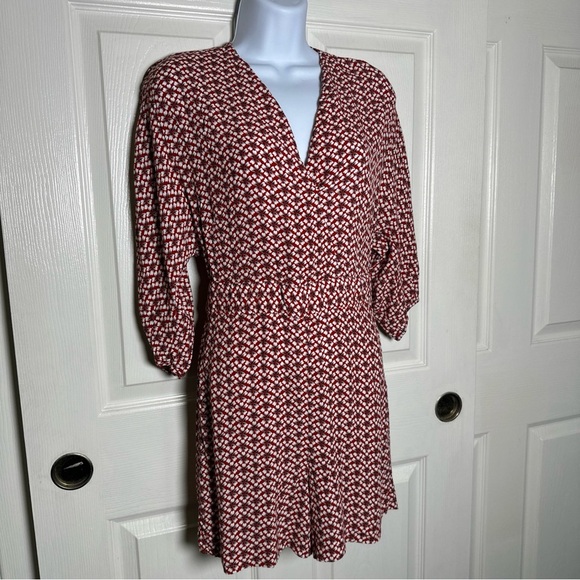 Maje Women’s Size 36 Romper Jumpsuit Floral Ditsy Boho Bohemian Romantic Viscose - Picture 3 of 16